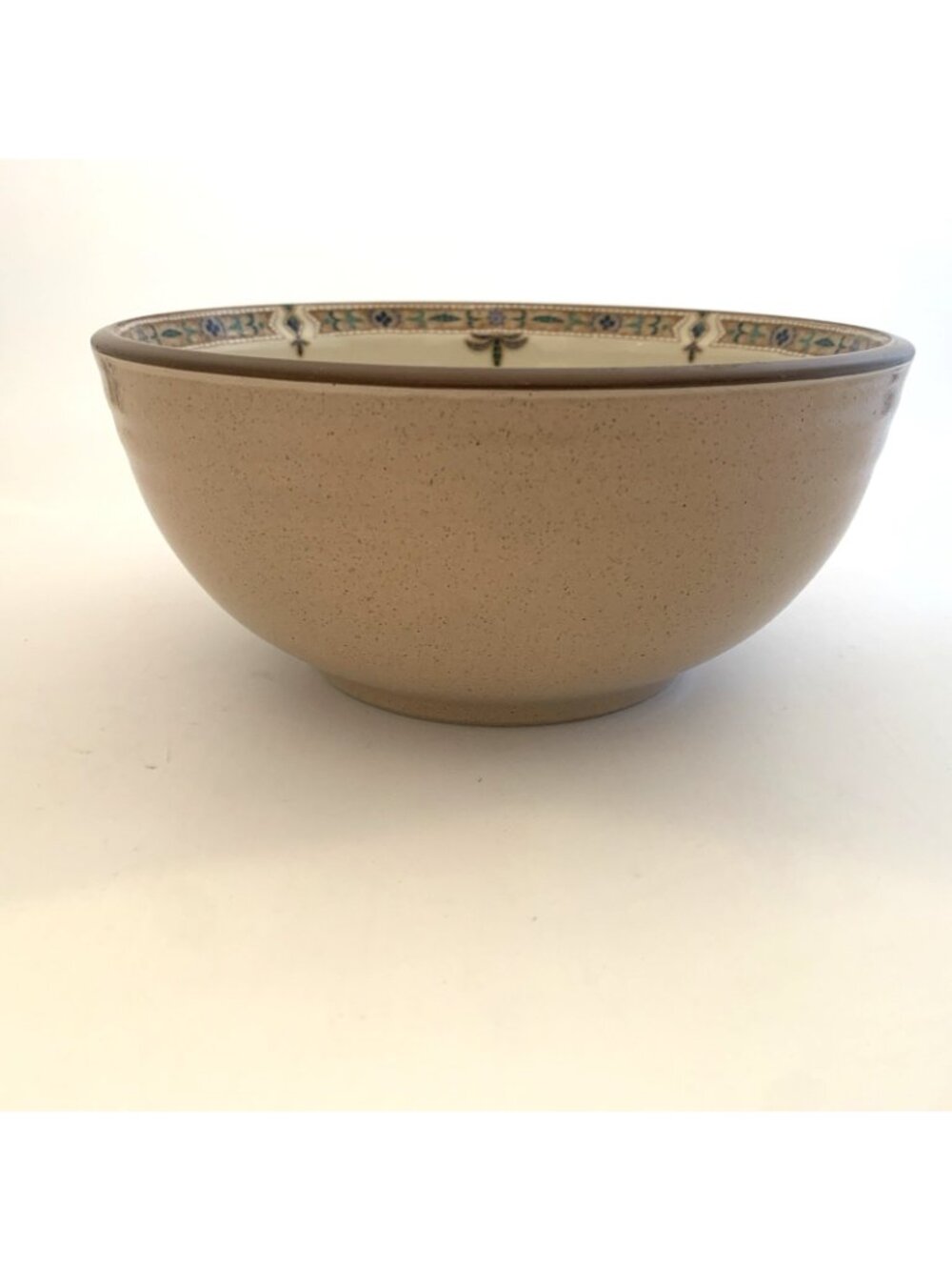 Noritake Chaparral 8482 Round Vegetable Serving Bowl Stoneware 7.75" Mosaic - Picture 4 of 8